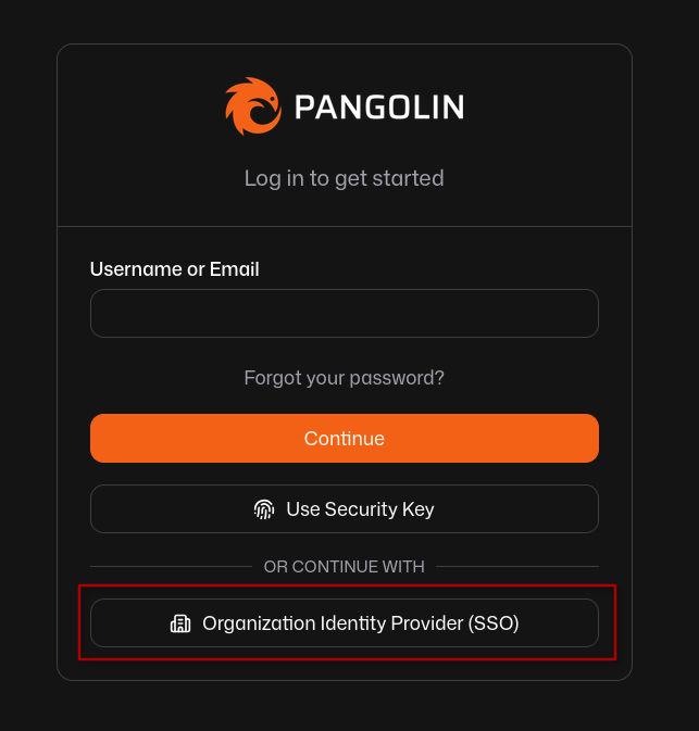 Pangolin Login Pangolin Login